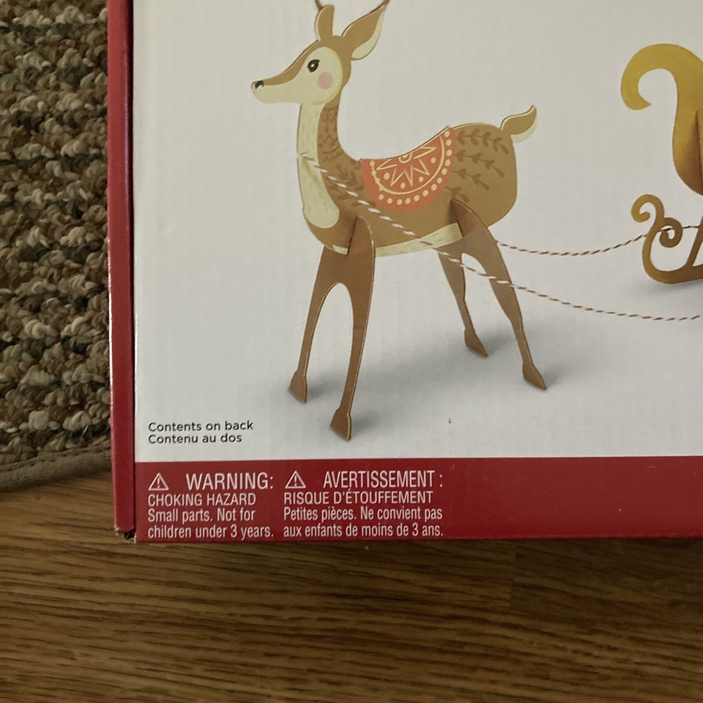 Creatology SANTA SLEIGH KIT Christmas Makes 1 NEW