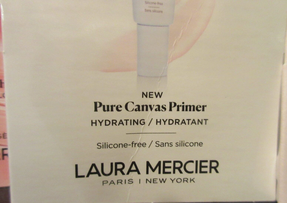 4 Pc Laura Mercier Makeup Lipstick Pure Canvas Primer Setting Spray Blush