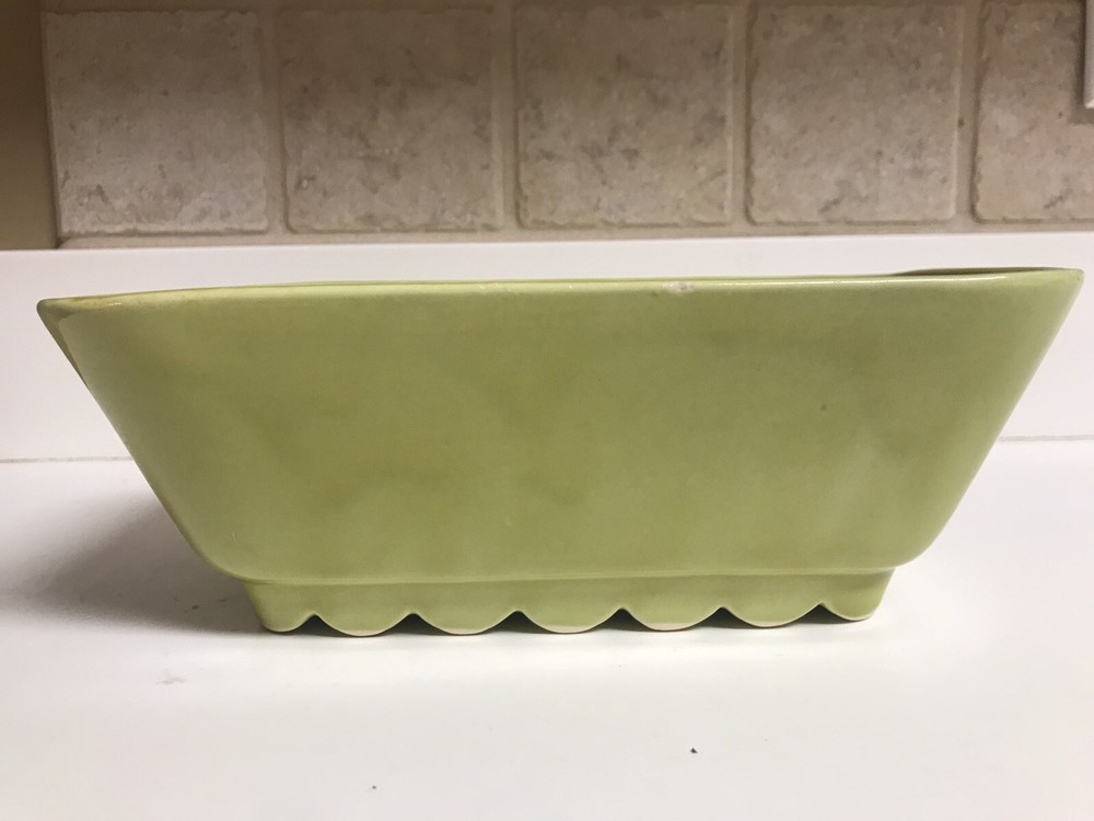 Shawnee Chartreuse Green Rectangular Planter