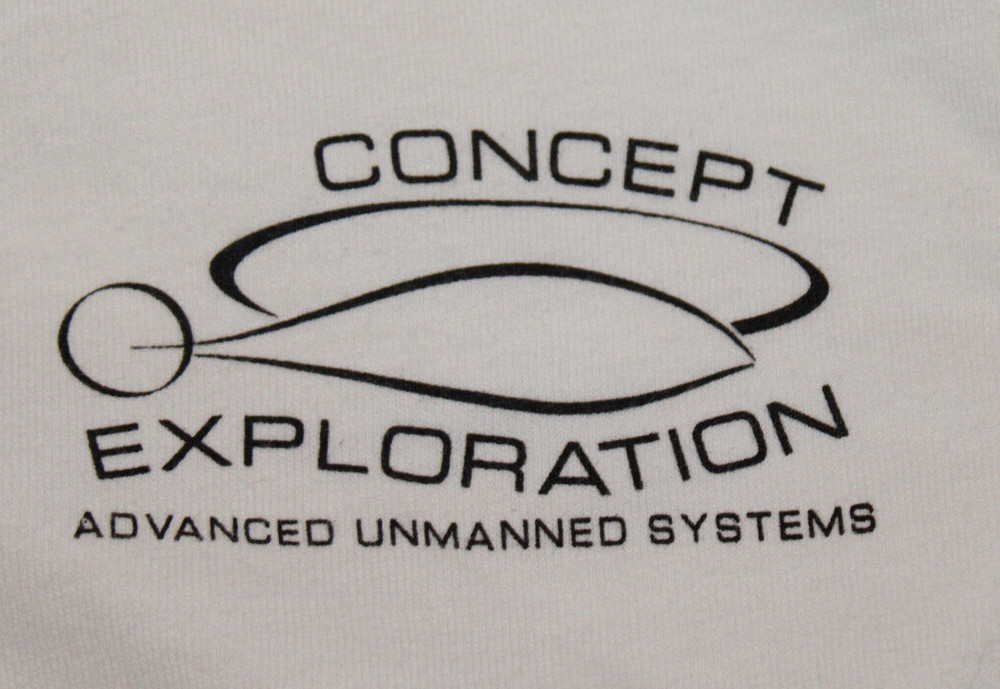 Boeing Concept Exploration Advanced Unmanned Systems white t-shirt XXL