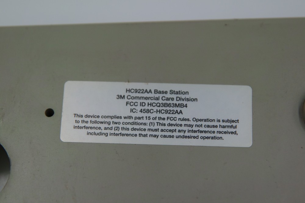 3M Intercom System HC922AA Base Station