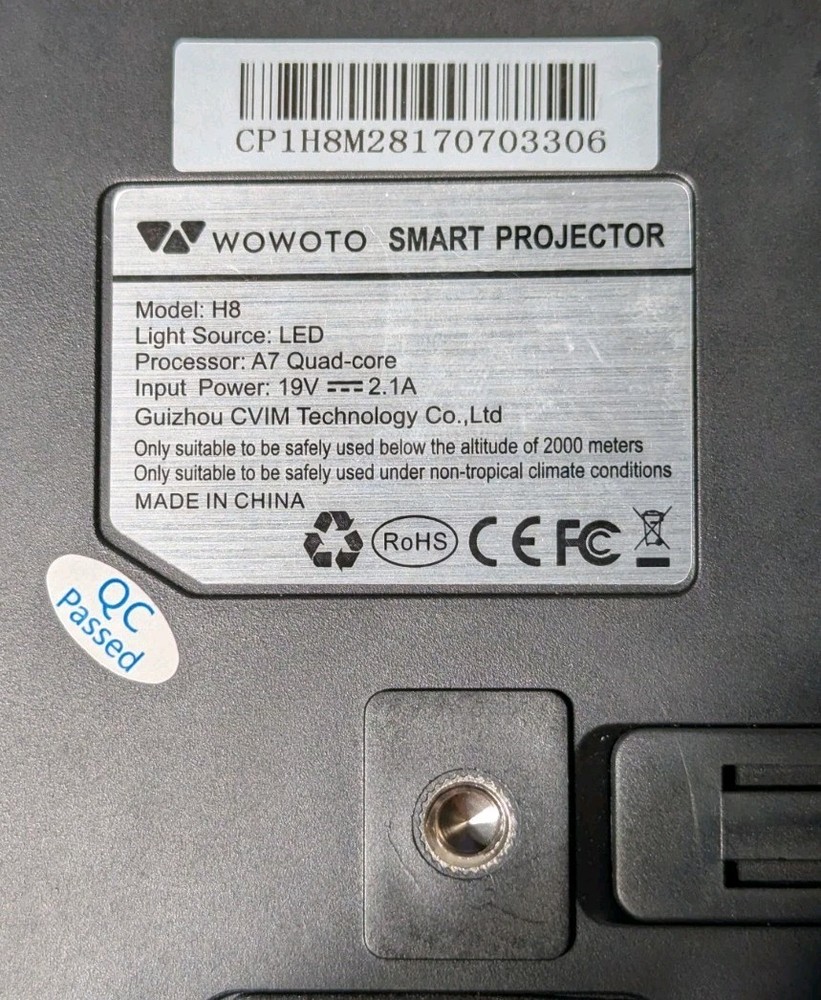 Wowoto H8 HDMI smart projector - Black ~ Works. s3