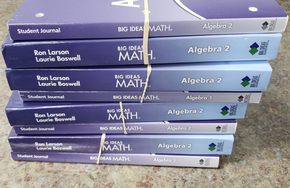 BIG IDEAS MATH Algebra 2: Common Core Student Edition (2-book set) 2019