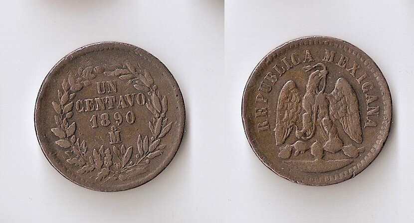 Mexico 1 centavo  1890