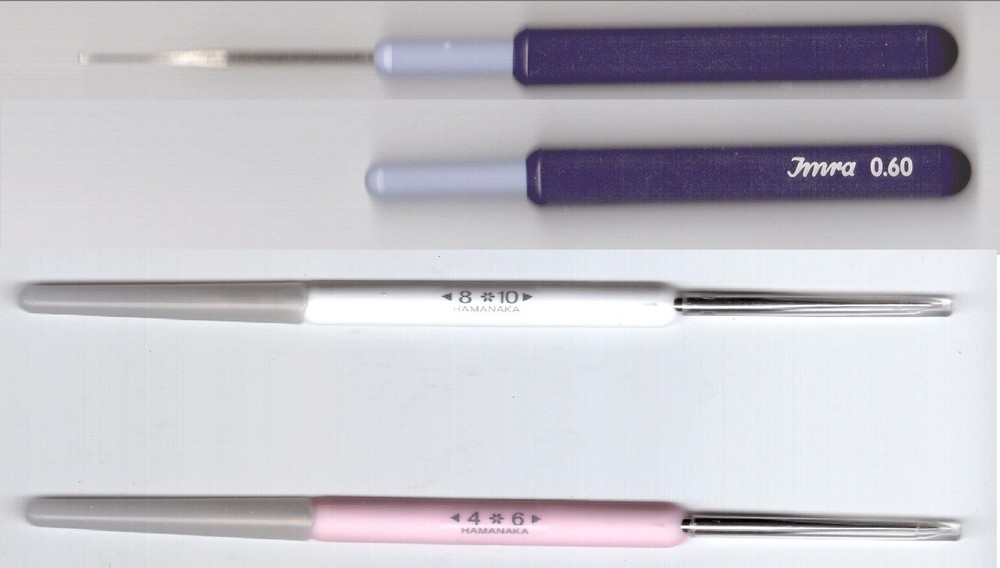 Fine Steel Crochet Hooks for Lace or Thread Work