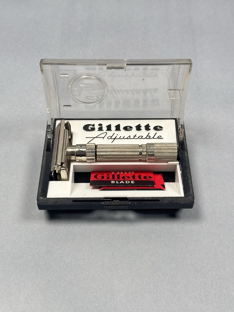 Vintage Gillette Adjustable Razor - Fatboy G2