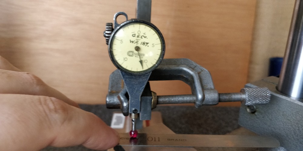 TESTED Dial Indicator: .001"- Standard Gage USA #012