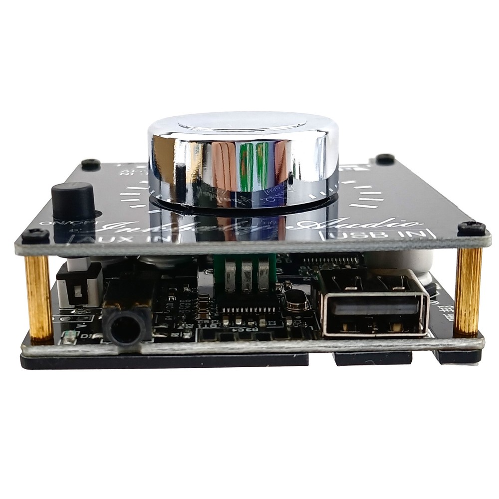 Digital Audio Amplifier Bluetooth Receiver USB AUX Input Board 2CH Stereo 30W
