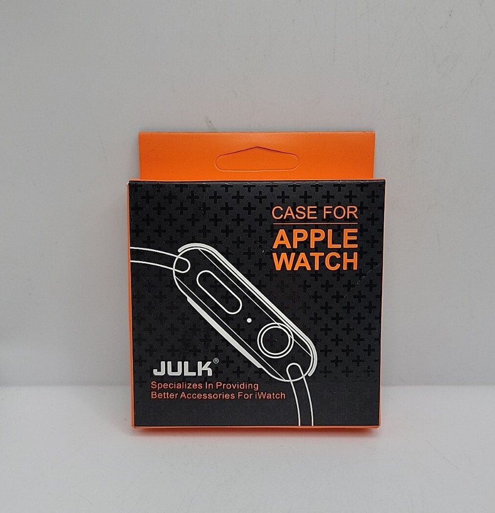 Apple Watch 44 mm 2pc Bumper Case by Julk, Transparent. New