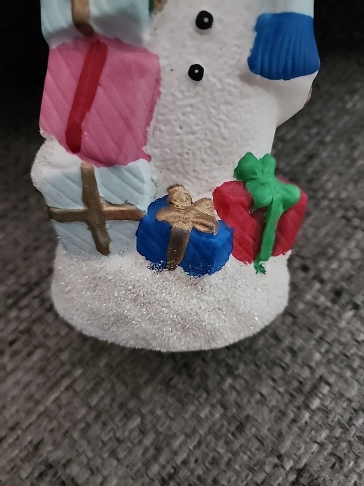 Hermtiage Pottery Snowman With Presents