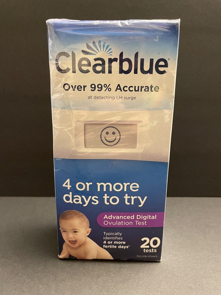 Clearblue Advanced Digital Ovulation Test 20 Ct Predictor Kit Exp 04/2025