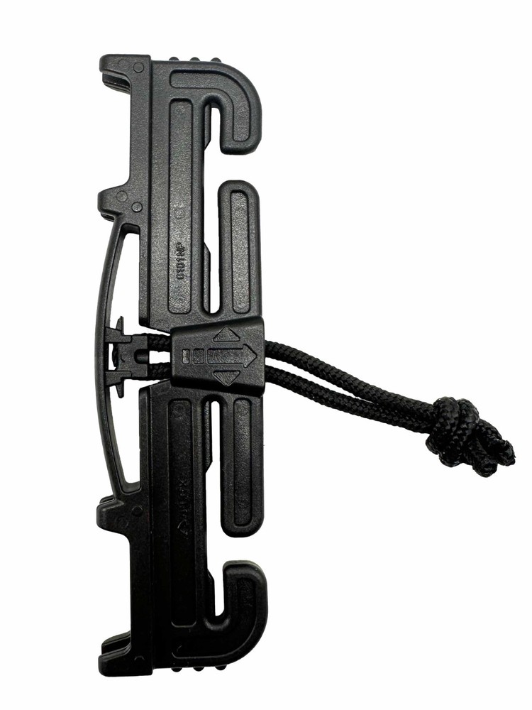 Duraflex Quick Attach Split Bar Buckle Tubes V2 - Double Slot Black