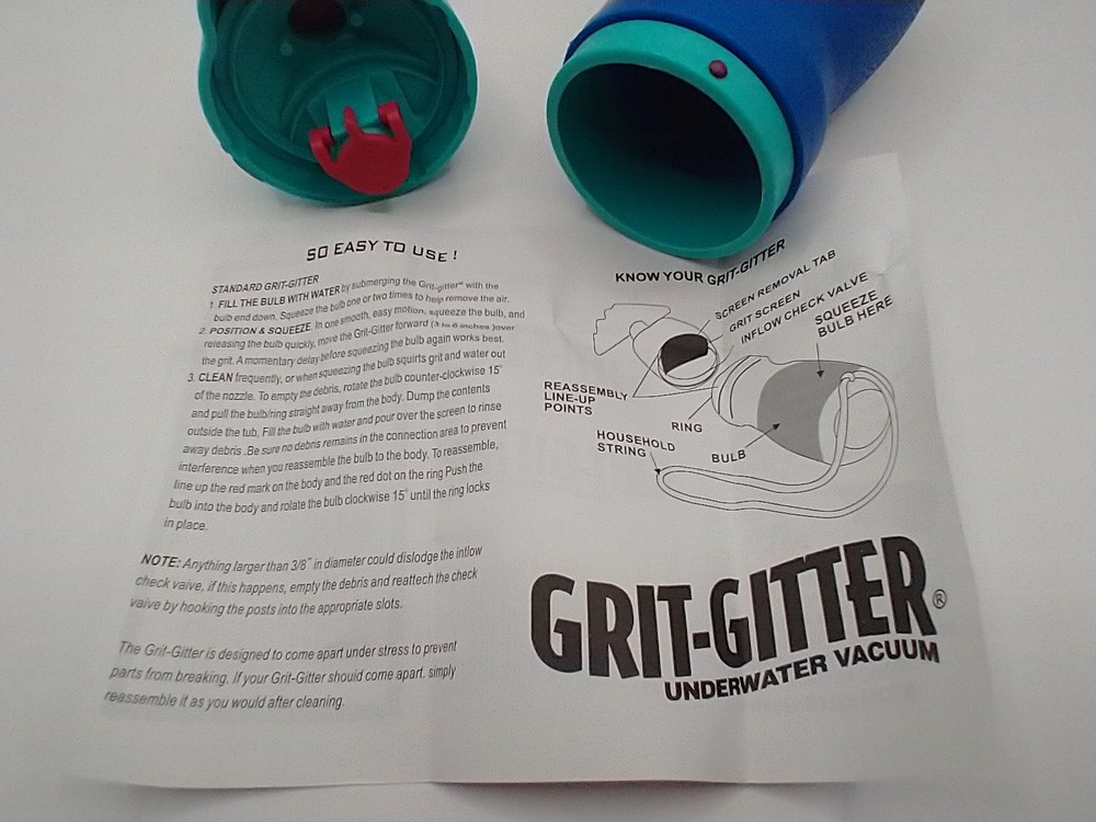 NEW Water Tech Grit Gitter 60A0102
