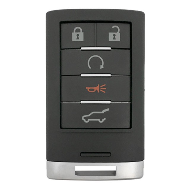 Smart Remote Key Case Replacement For Cadillac 4 Button Aftermarket