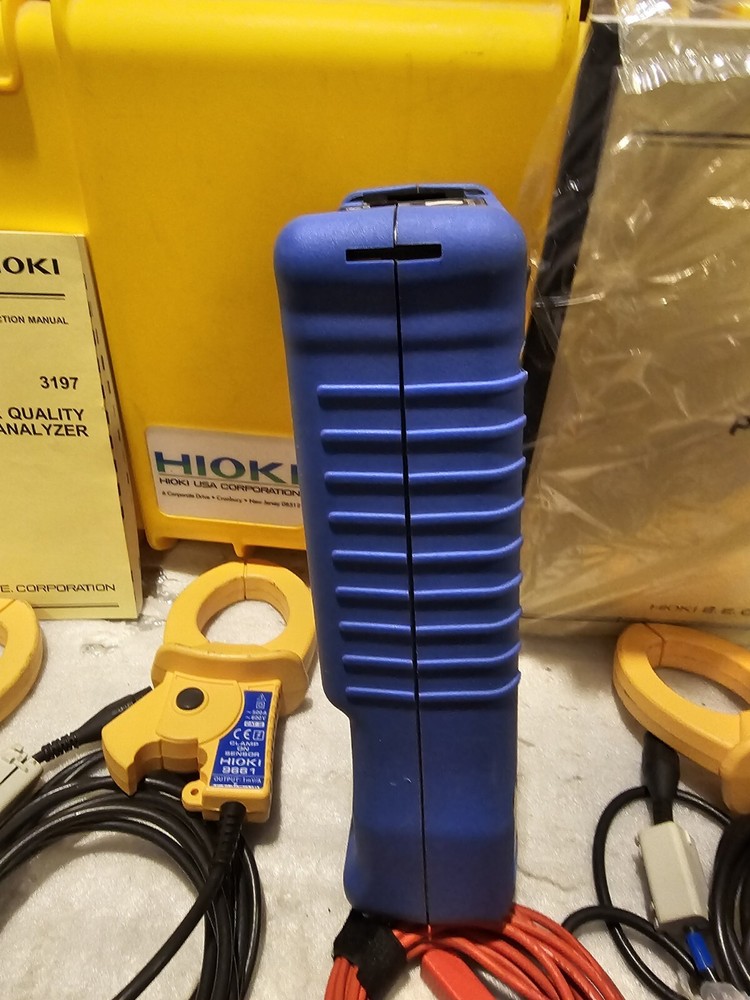 Hioki 3197 Three Phase HandHeld Power Quality Analyzer Meter MINT