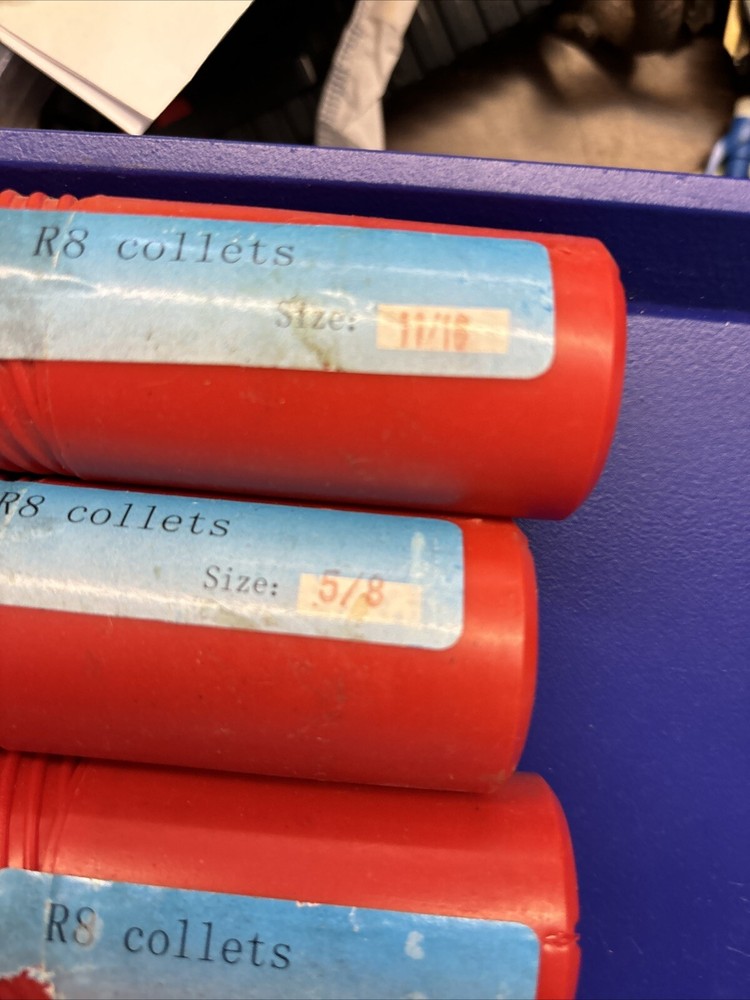 Precision Holders Co. 12 Pc Set R-8 Collets Listed 10/11