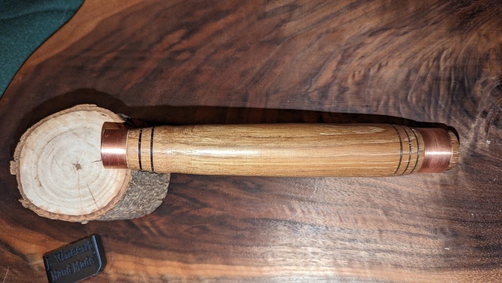 Hickory Timber Framing Chisel Handle for Tang Chisel - Handmade by J. Vincent