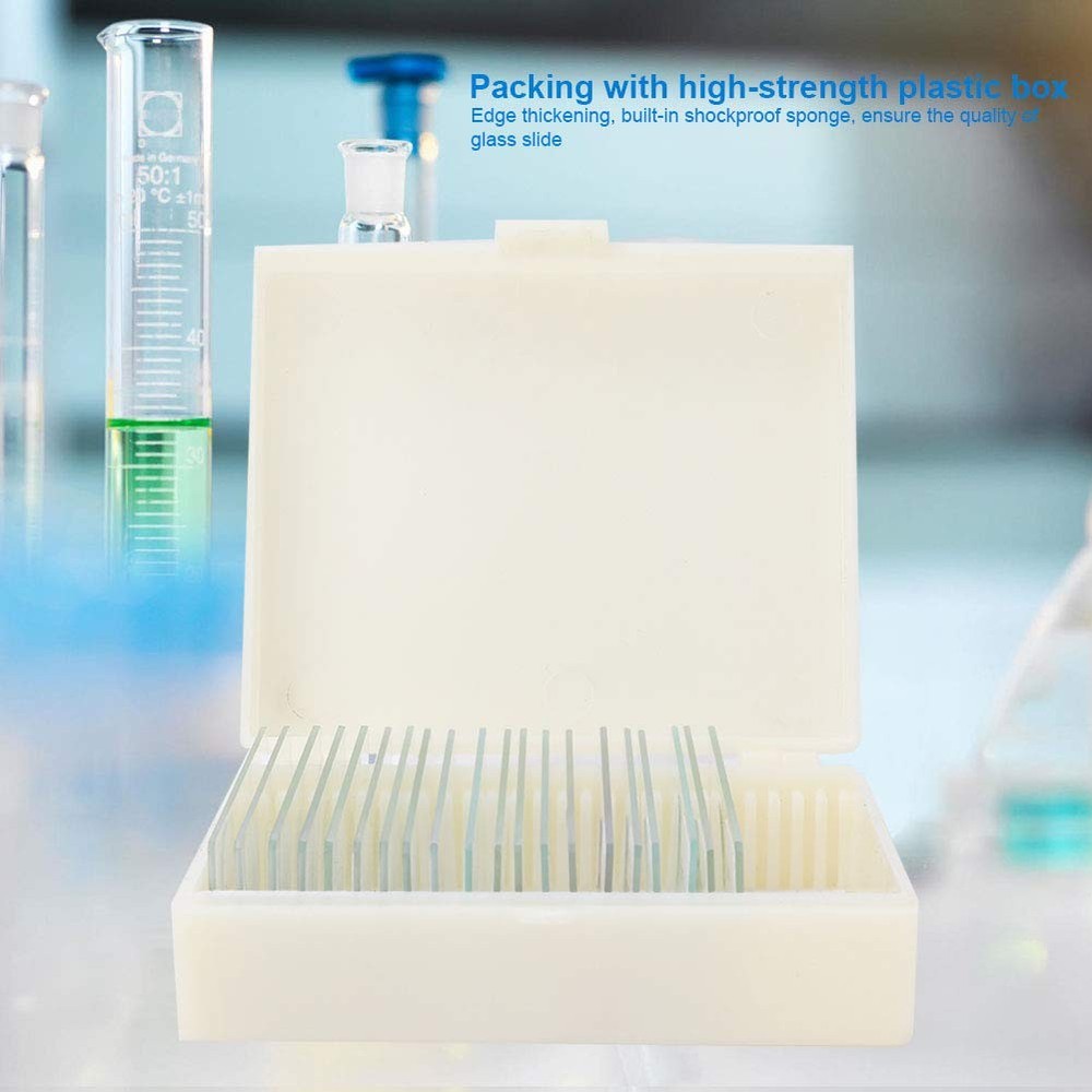 20pcs Microscope Slides Biology And Pathology Prepared Microbiological...