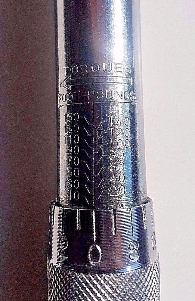 1/2 Inch Torque Wrench Snap Socket Drive Click Type Ratcheting