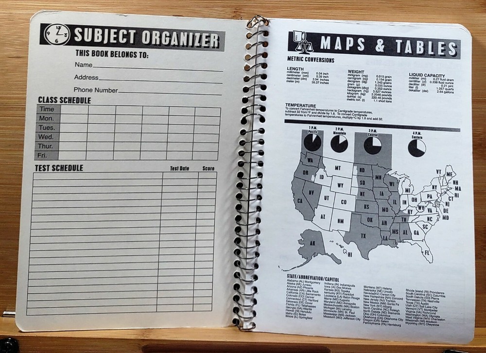 Norcom Assignment Organizer 40 sheets 7"x5"