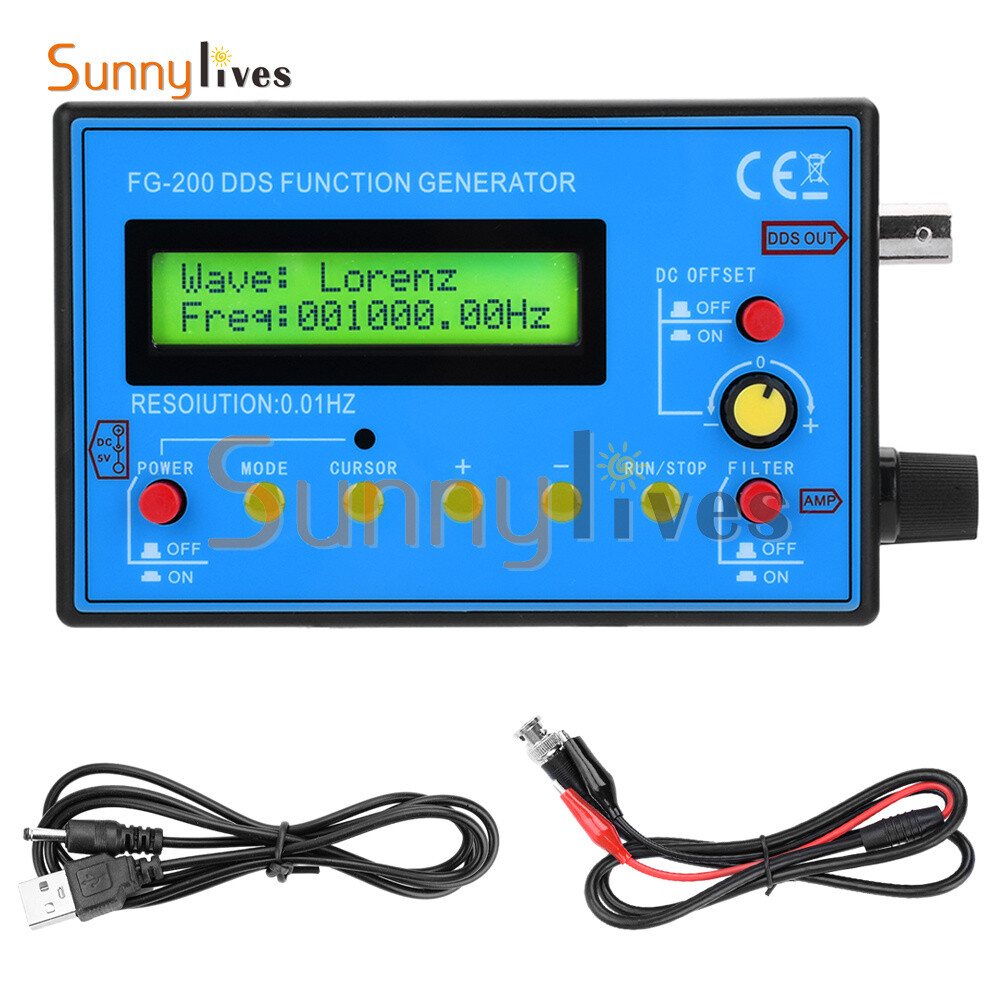 FG-200 0.01-500KHz DDS Function Signal Generator Frequency Counter Signal Module