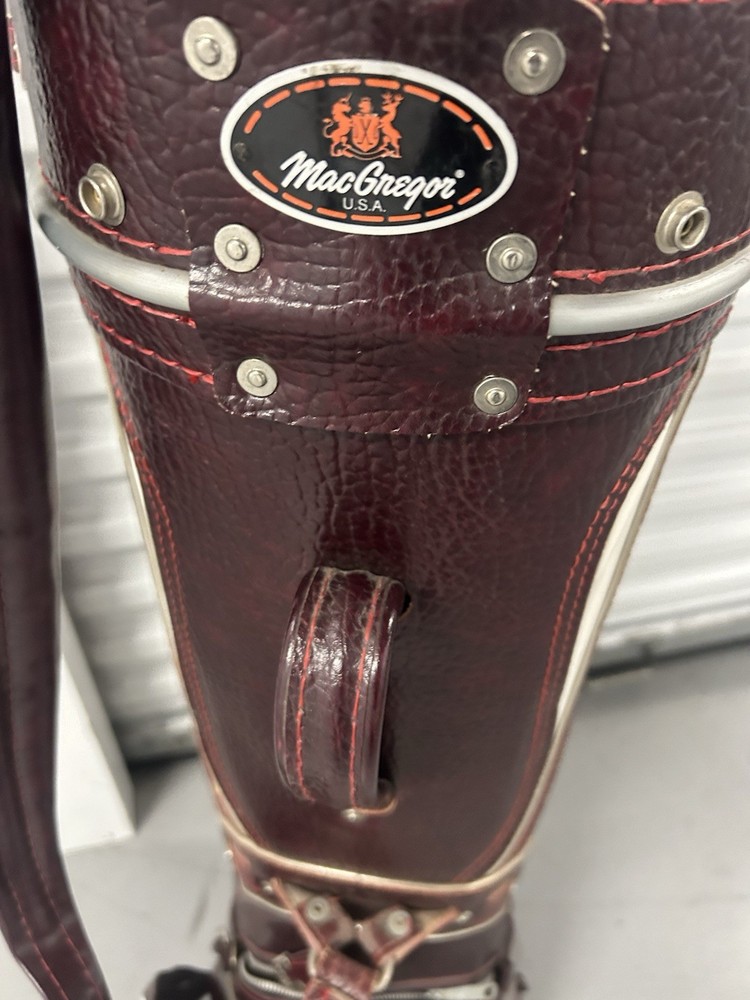 Vintage MacGregor Red  Golf Bag Ireland