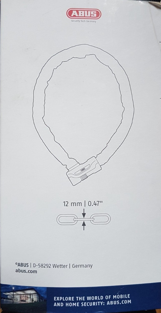 Abus Granit Extreme 59 X-Plus Motorcycle Chain Lock