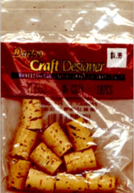 Cork Collection Stoppers .75"X.9375" 10/Pkg