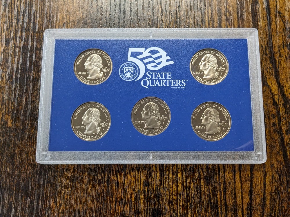 2000-s QUARTER Proof Set. JUST AS PICTURED.