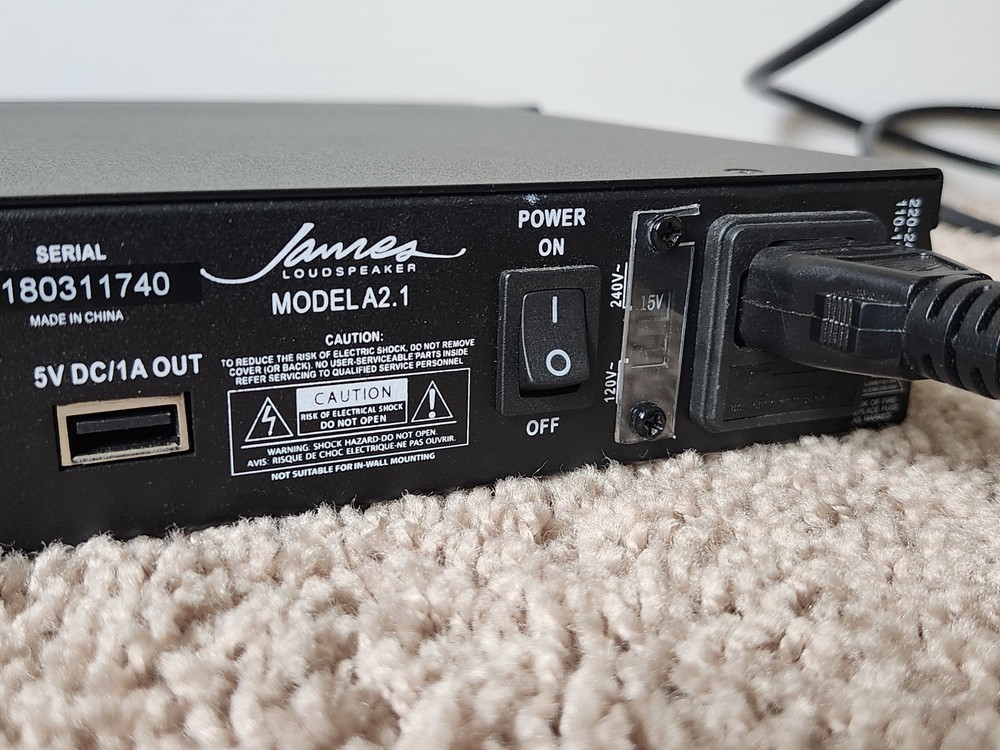 James Loudspeaker A2.1 Amplifier - EXCELLENT CONDITION