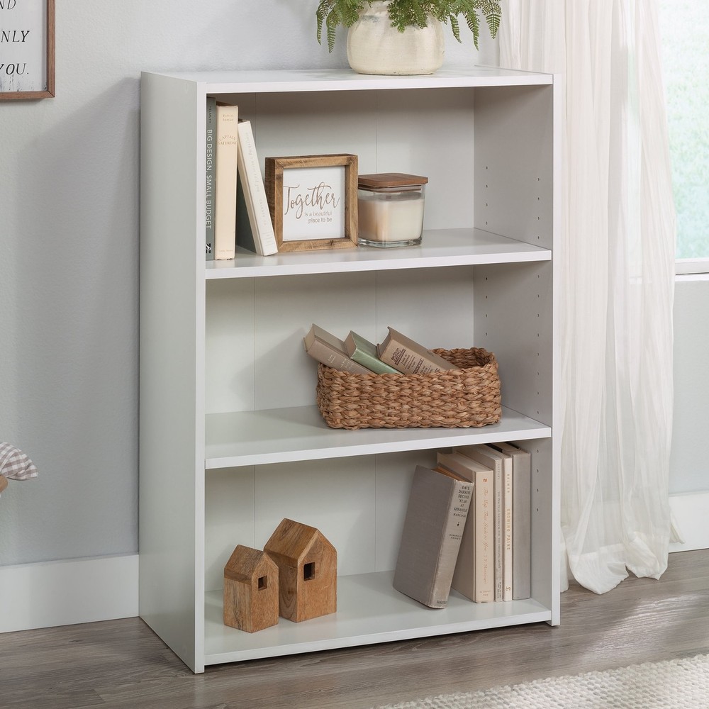 Beginnings 3-Shelf Bookcase Soft White Finish