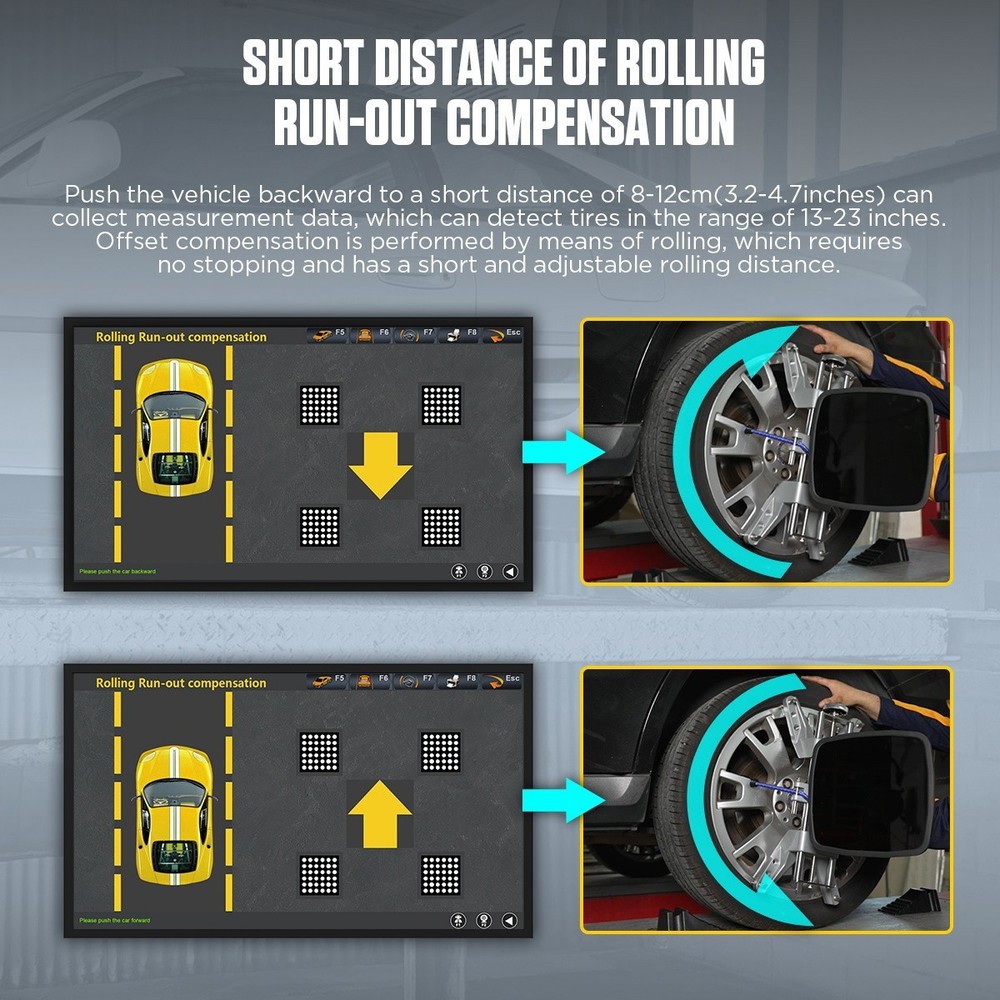 3D Wheel Alignment Machine For 4-Post Lifts Fully Automatic Tire Aligner System