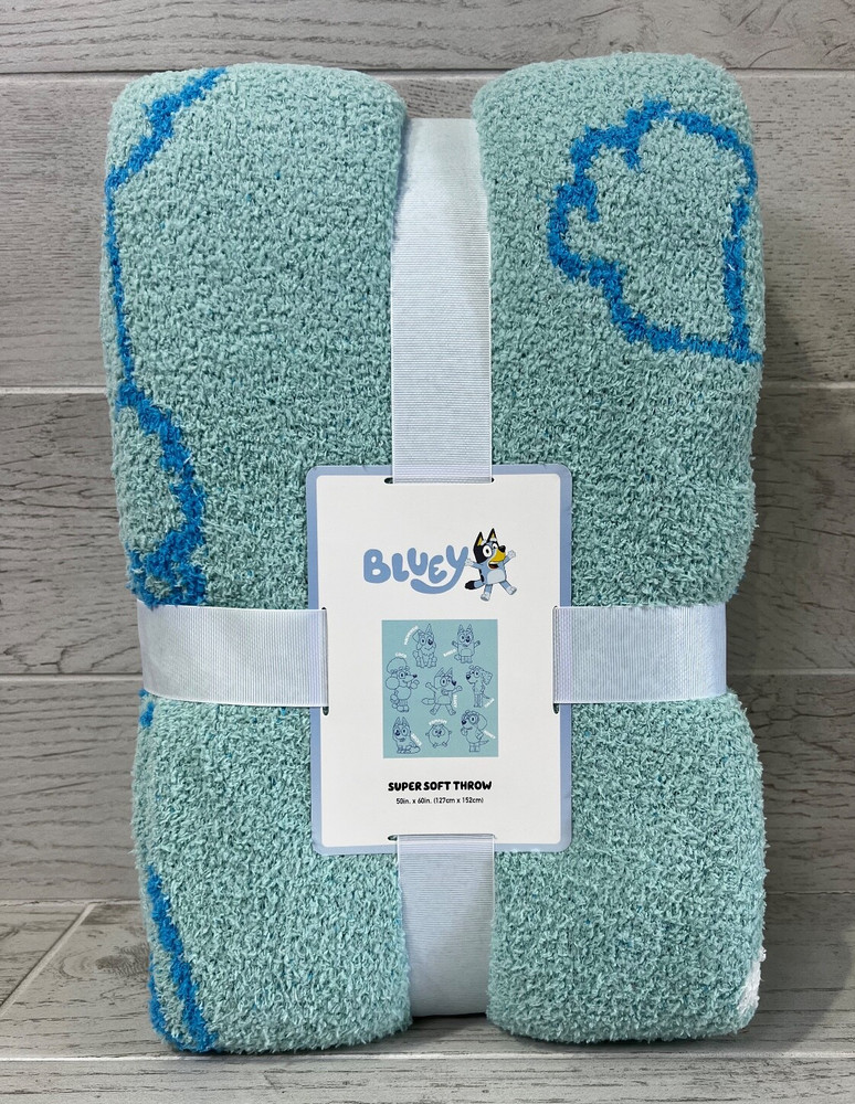 NWT Bluey 50" x 60" Feather Touch Blanket