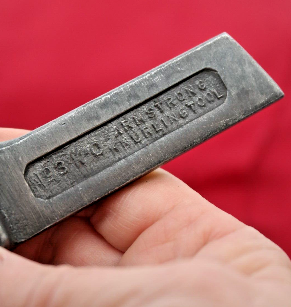 Armstrong No. 3 K-0 Knurling Tool with Drop-Forged Handle