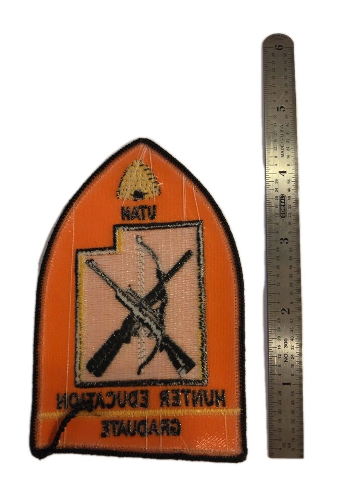 Utah Hunter Education Graduate Patch, Utah Safe Hunter Patches
