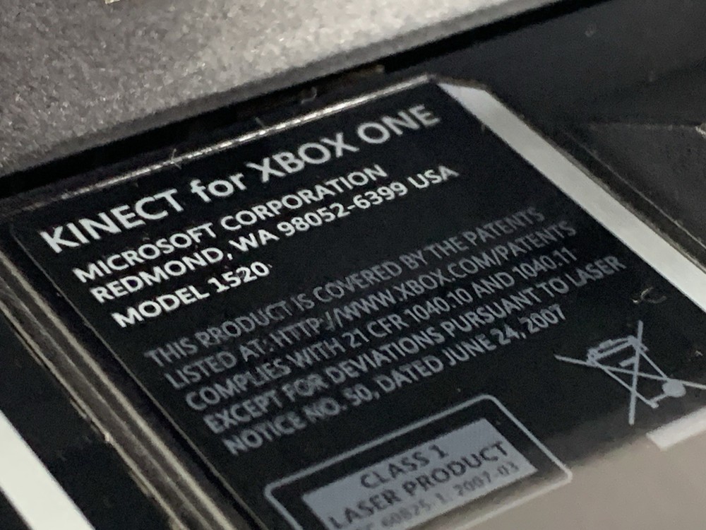 XBOX ONE KINECT Camera + Voice Controller BLACK Model: 1520