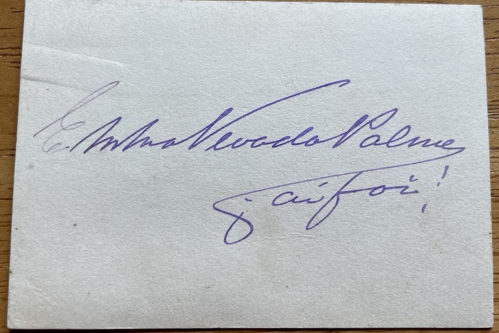 Opera Soprano Emma Nevada Autograph