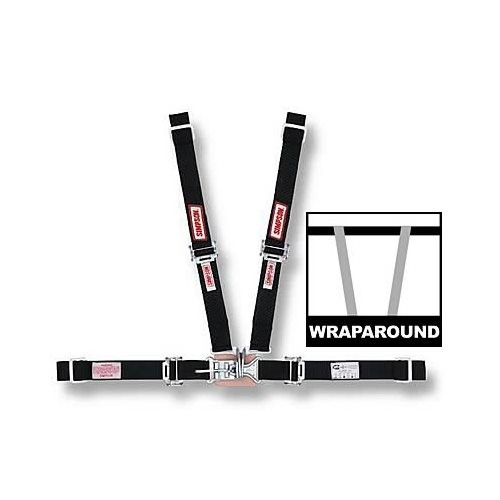Two (2) Simpson Racing 29025BK Harness Latch Wraparound