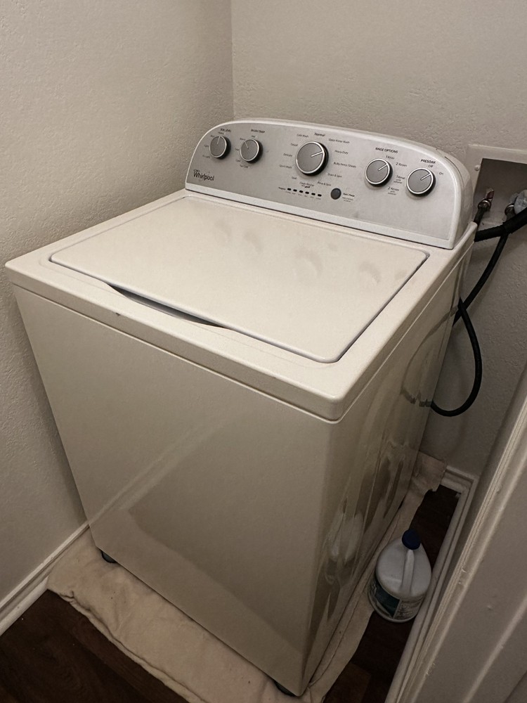 Whirlpool washer & dryer set used