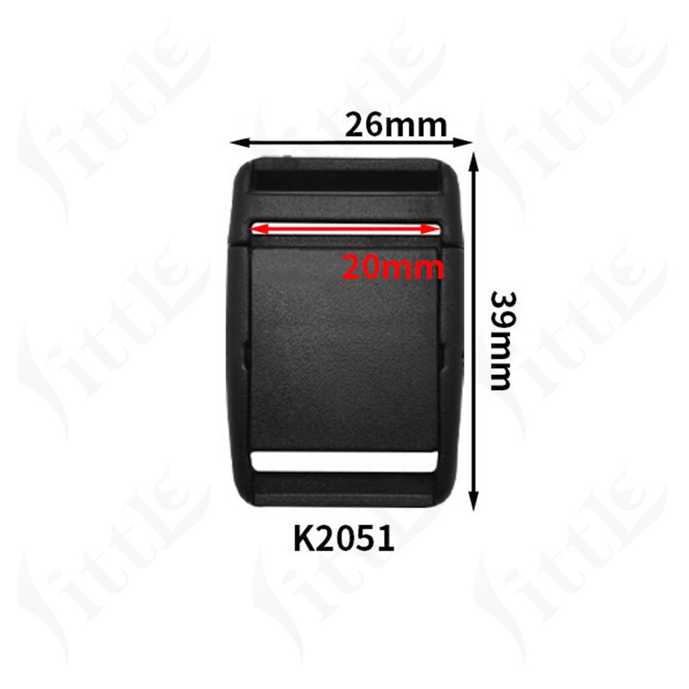 Centre Release Plastic Buckle 20/25/2832/38/50mm Adjustment Webbing Strap