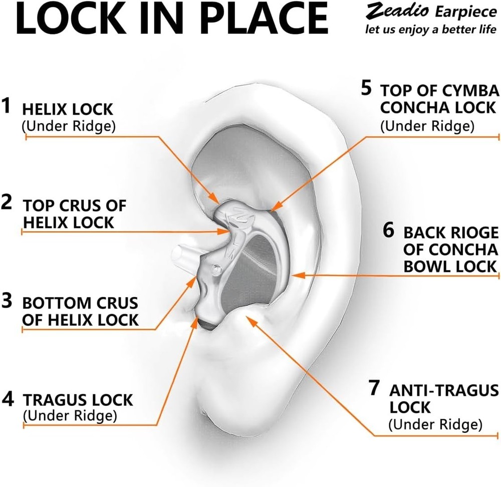 Dynamic 8-Pair Ear Plug Set - Lightweight Silicone Earpieces for Two-Way Radios