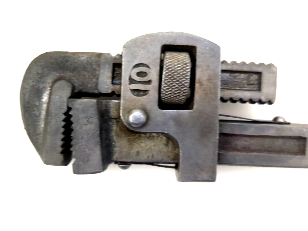 Vintage Japan Pipe Monkey Wrench Hand Tool 10" Adjustable