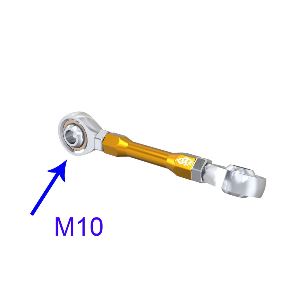 Adjustable Gold Engine Mount Stabilizer Link for Harley FLHR FLHX FLH FLTR FLHTK