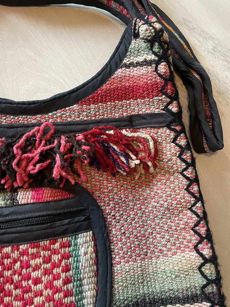 Bolivian Wool Boho Handcrafted Bag MUST SEE!!!!