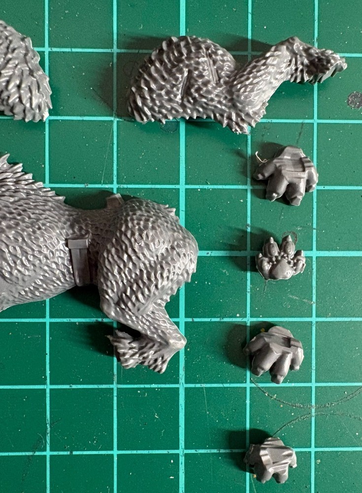 Space Wolves Thunderwolf Cavalry Wolf A | Torso Body Bits Warhammer 40K Kitbash