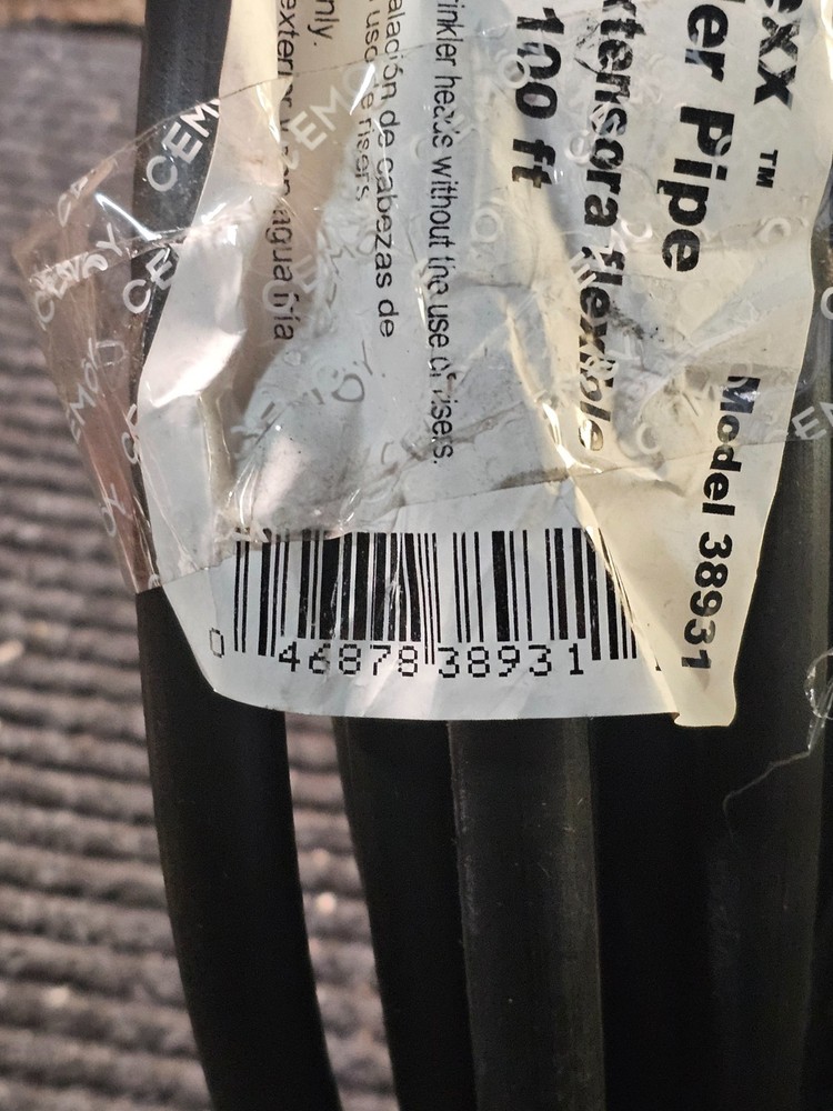 Orbit 38931 1/2" x 100' Pro-Blend Irrigation Riser Flex Sprinkler Swing Pipe