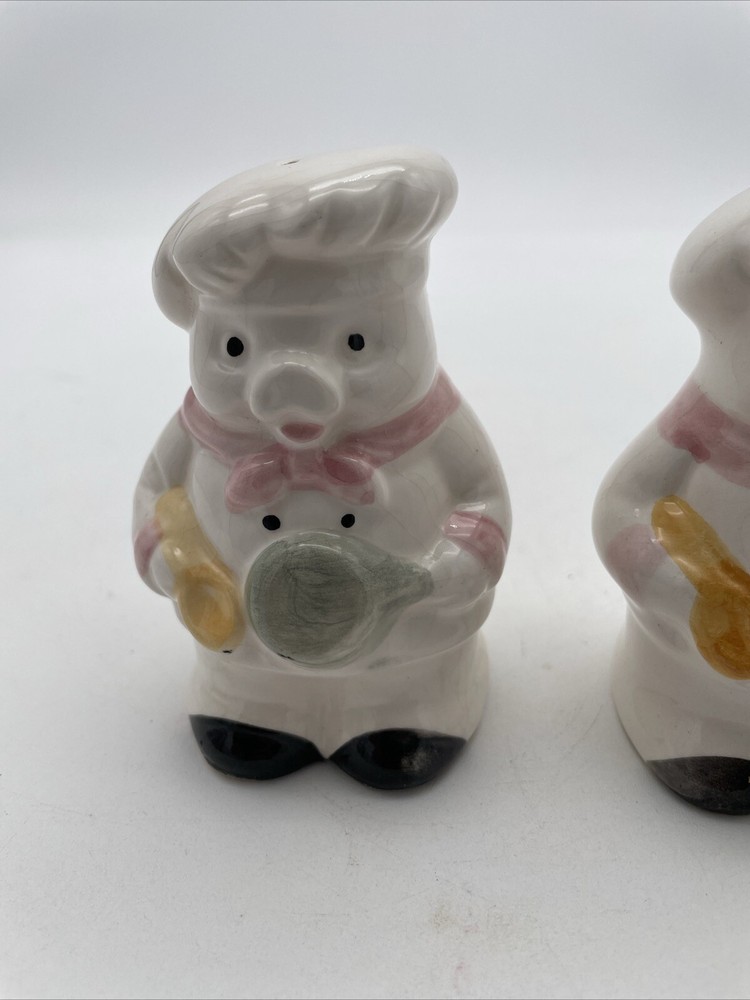 Chef PIG Salt and Pepper Shakers