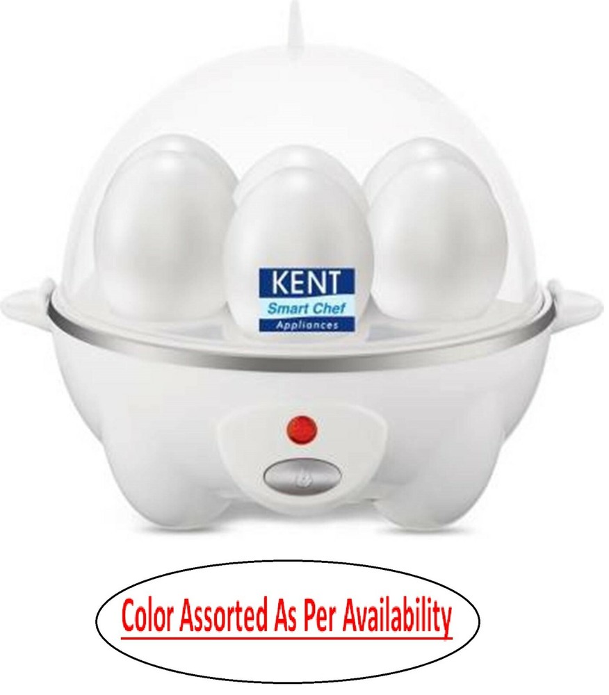 Kent Egg Boiler Cooker Poached Soft Medium Hard-Boiled Boiler 7Egg Capacity Easy