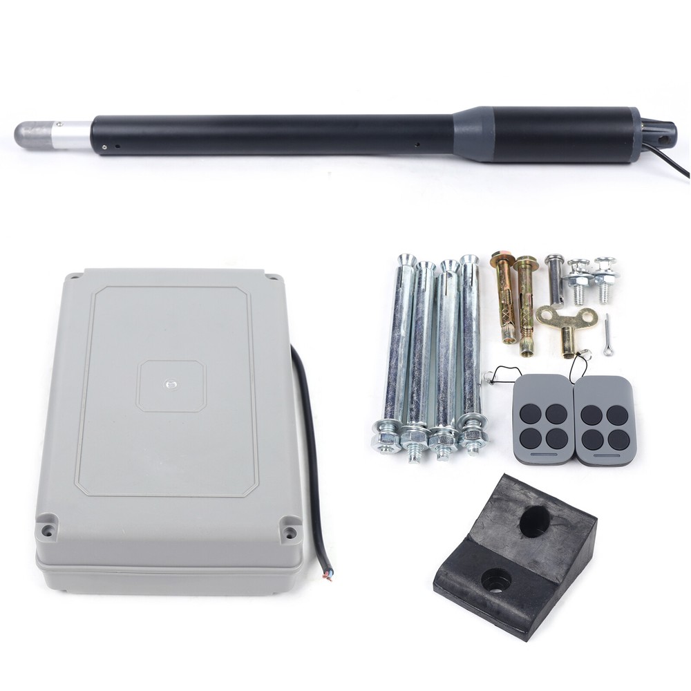 110V Automatic Single Swing Gate Opener Heavy Duty DC Motor W/ Remote Control
