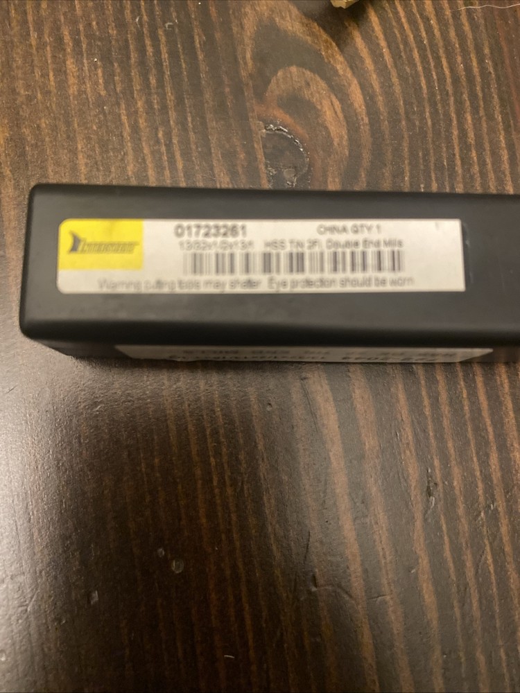 Interstate 2 Fl HSS Square 13/16" LOC End Mill